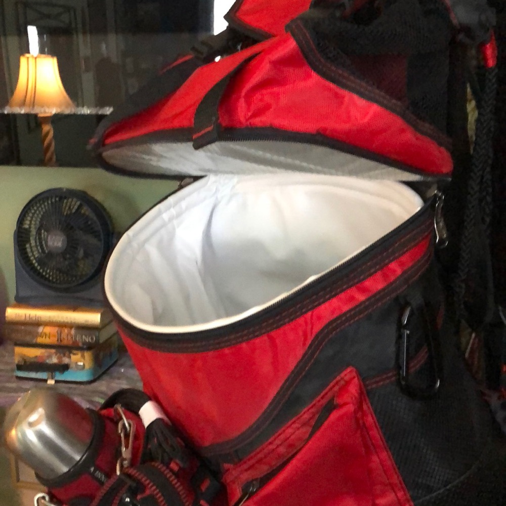 Toro Camping/Hiking Red Insulated Backpack With T… - image 3